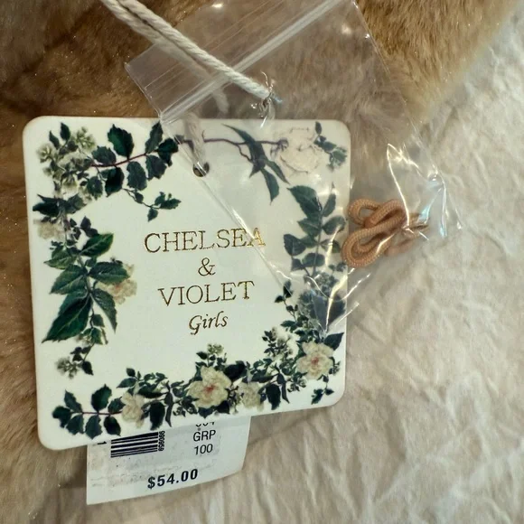 Chelsea & Violet Tan Fur Coat - Picture 5 of 8